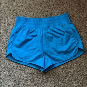 NWT Pink Women’s Athletic Running Shorts in Bright Blue